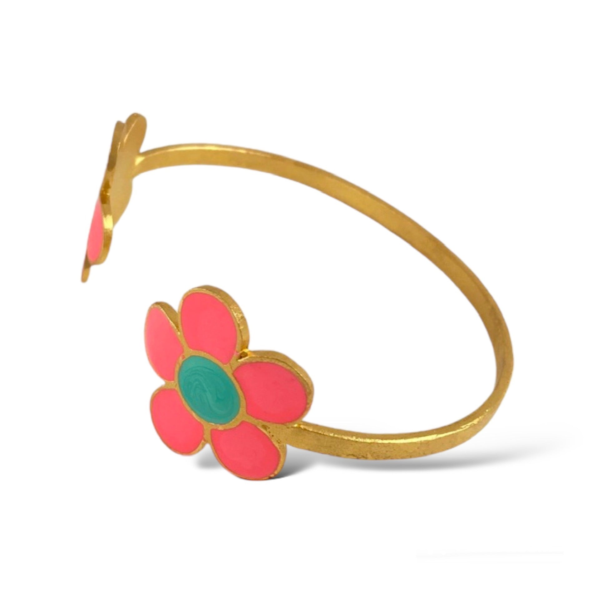 Girl's Enamel Flower Bracelet